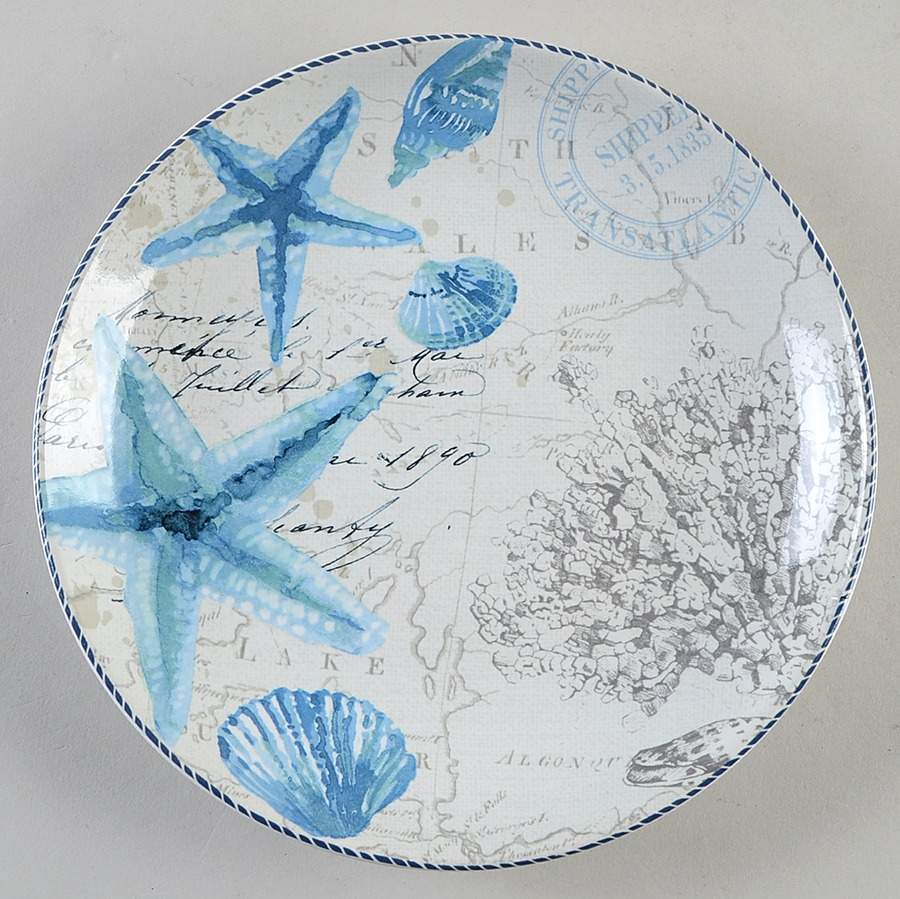 Under the Sea Salad Plate by 222 Fifth (PTS)-1