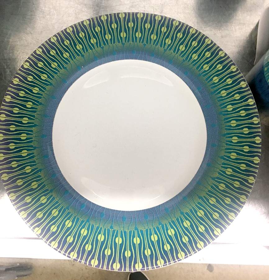 Theorie Peacock Dinner Plate by 222 Fifth (PTS)-1