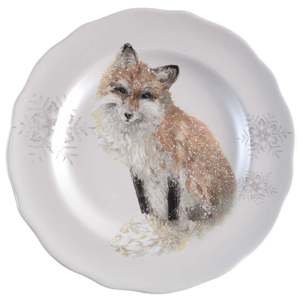 Winter Woodland Dinner Plate by Alder and Ash-1