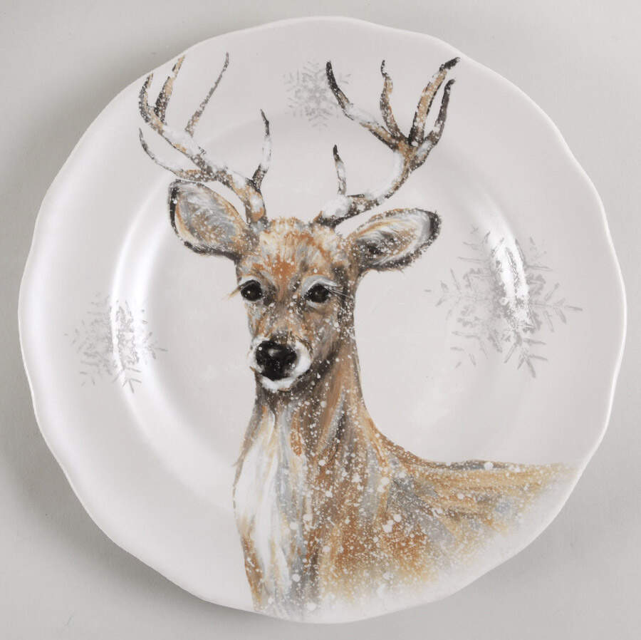 Winter Woodland Dinner Plate by Alder and Ash-1