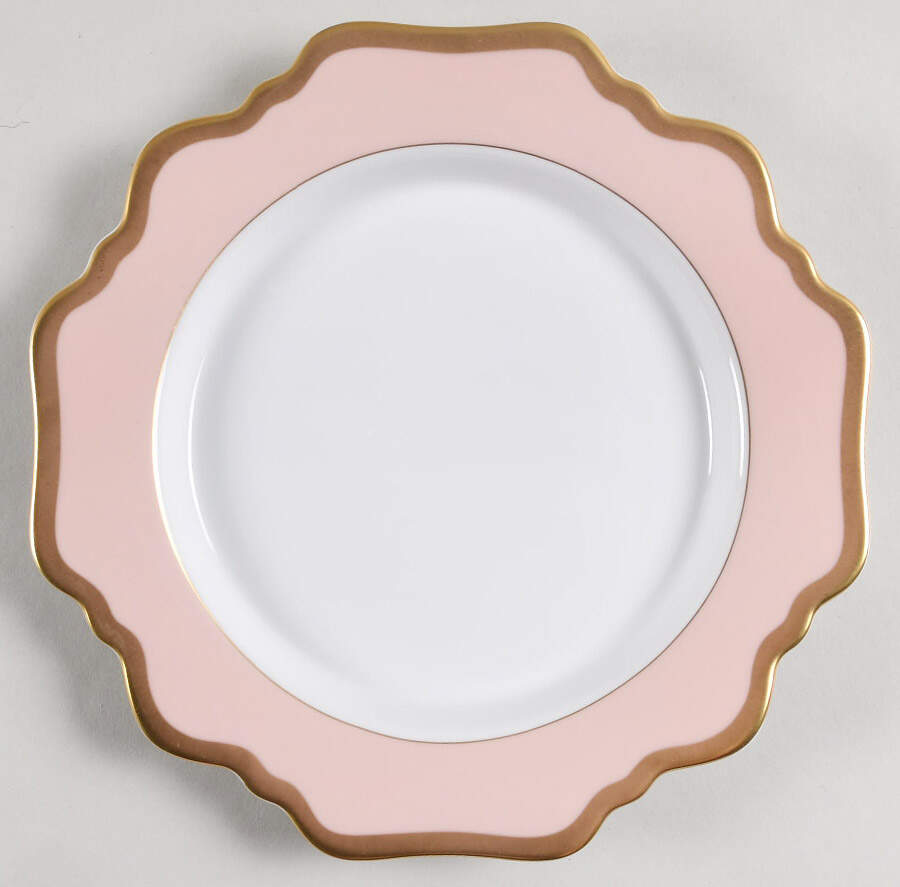 Anna's Palette-Dusty Rose Salad/Dessert Plate by Anna Weatherley-1