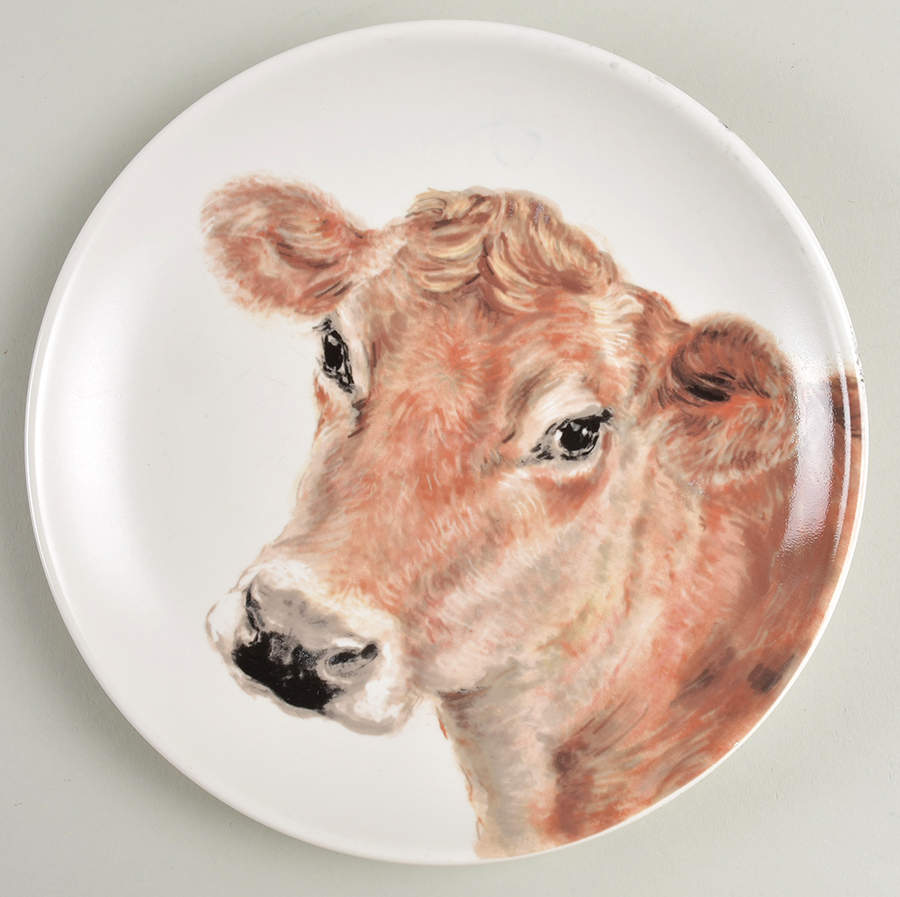 Farm Animal Salad Plate by 222 Fifth (PTS)-1