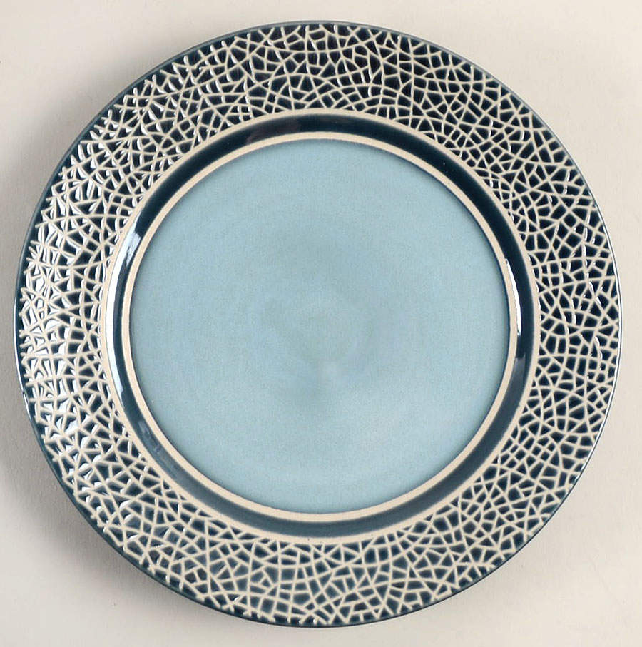 Mosaic Blue Salad Plate by American Atelier-1