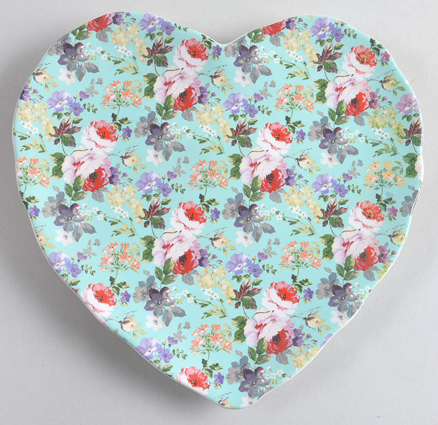 Calandra Heart Shape Salad Plate by 222 Fifth (PTS)-1