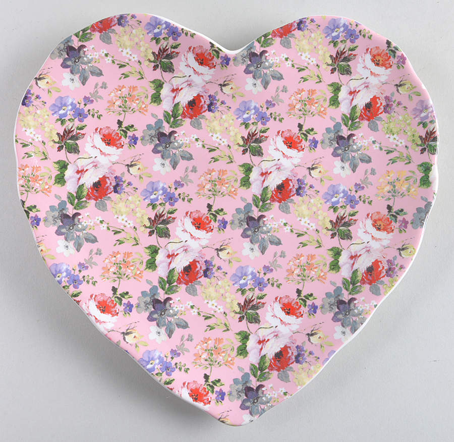 Calandra Heart Shape Salad Plate by 222 Fifth (PTS)-1