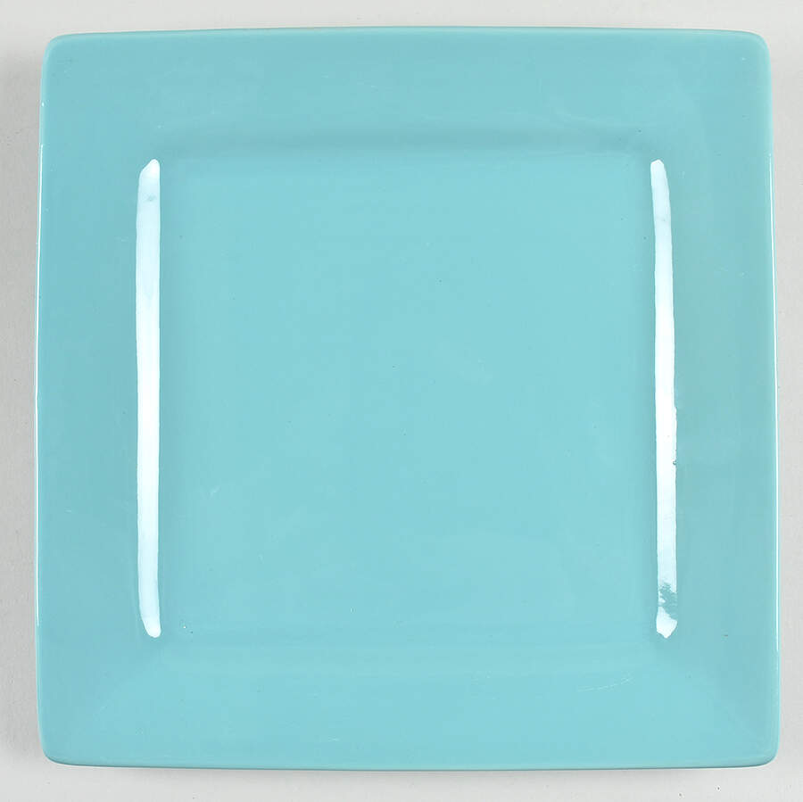 Nova Turquoise Dinner Plate by American Atelier-1