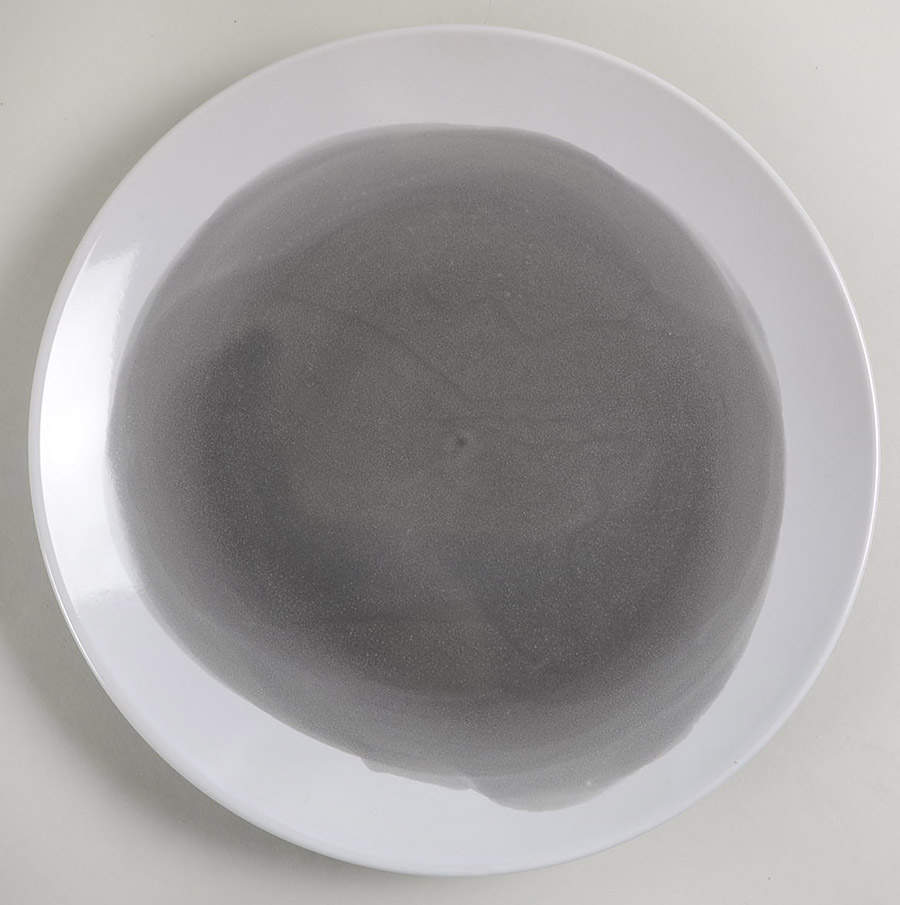 Oasis Charcoal Dinner Plate by American Atelier-1