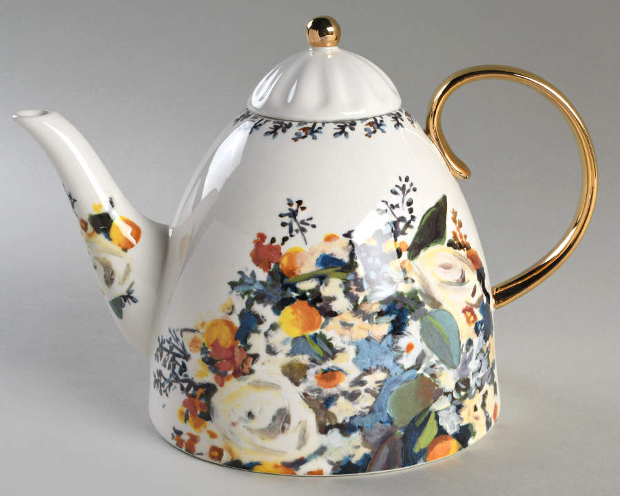 Botanica Teapot & Lid by Anthropologie-1