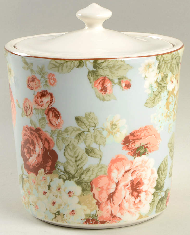 Gillian Rose Large Canister & Lid by 222 Fifth (PTS)-1