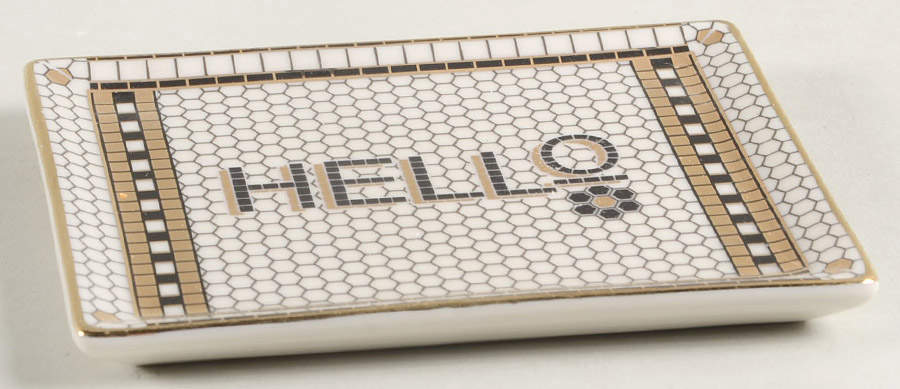 Bistro Tile Rectangular Butter No Lid by Anthropologie-1