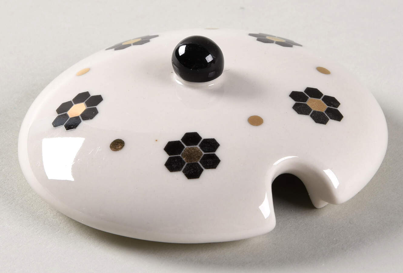 Bistro Tile Lid for Sugar Bowl by Anthropologie-1