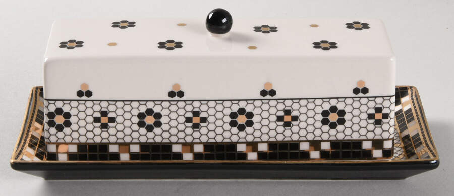 Bistro Tile 1/4 Lb Covered Butter by Anthropologie-1