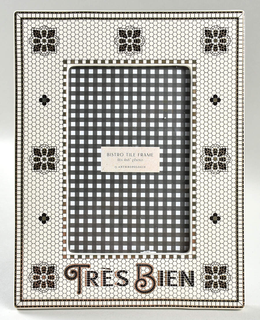 Bistro Tile Frame-Holds 4" X 6" by Anthropologie-1