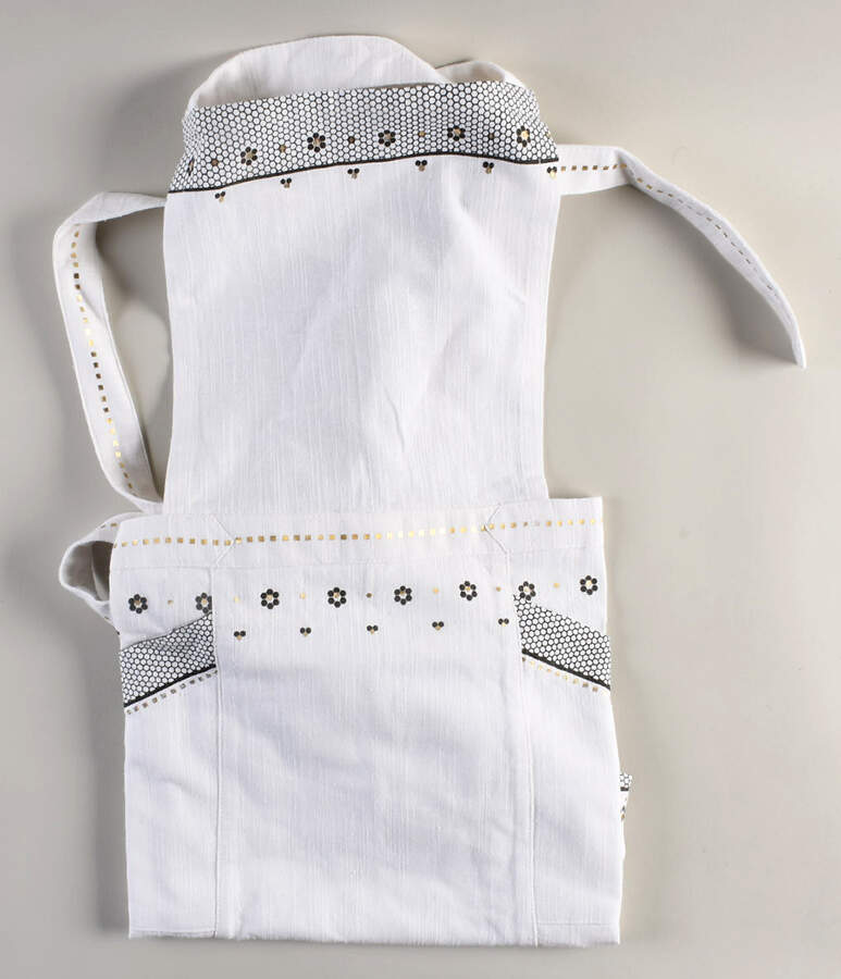 Bistro Tile Cloth Kitchen Apron by Anthropologie-1