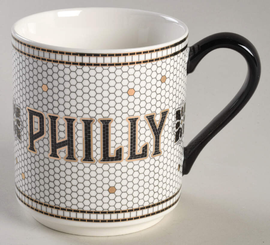 Bistro Tile Mug by Anthropologie-1