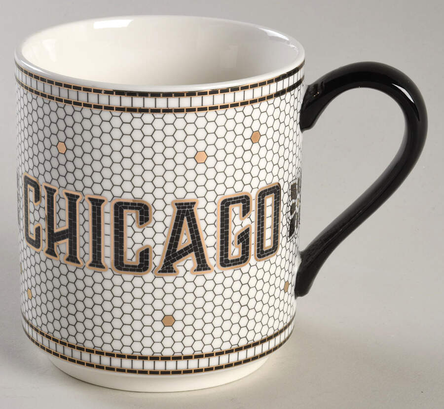 Bistro Tile Mug by Anthropologie-1