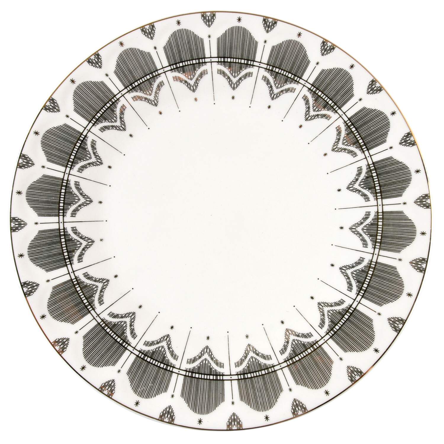 Michele Dinner Plate by Anthropologie-1