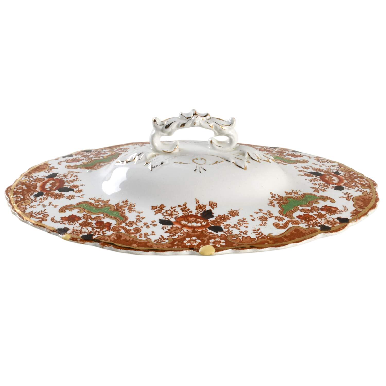 Derby Lid for Oval Vegetable by Adams China-1