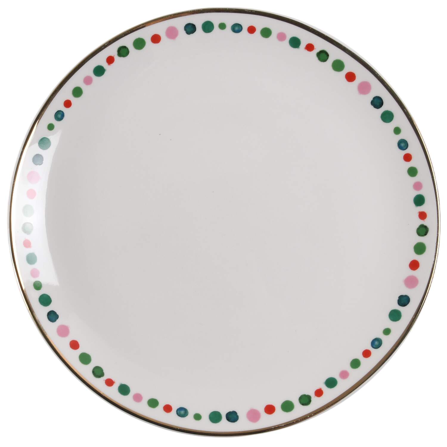 Christmas Confetti Dinner Plate by American Atelier-1
