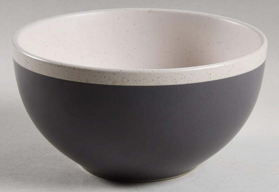 Serenity Dark Gray Soup/Cereal Bowl by Stone Lain-1