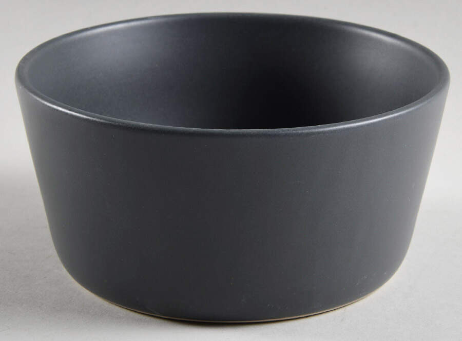 Celina (Modern Coupe) Matte Gray Soup/Cereal Bowl by Stone Lain-1