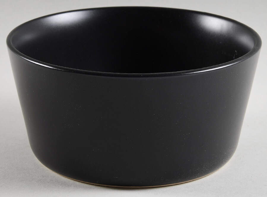 Celina (Modern Coupe) Matte Black Soup/Cereal Bowl by Stone Lain-1