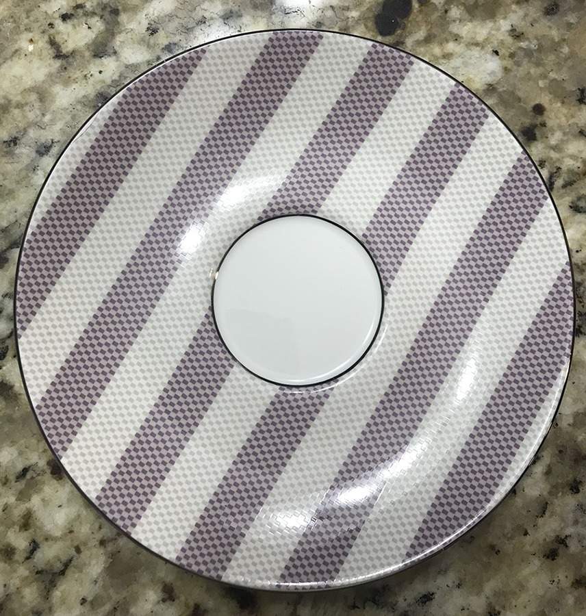 Steamer Stripe Saucer by Asprey London-1