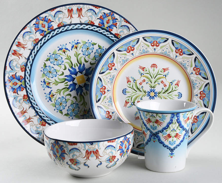Tunisia 4 Piece Place Setting by 222 Fifth (PTS)-1