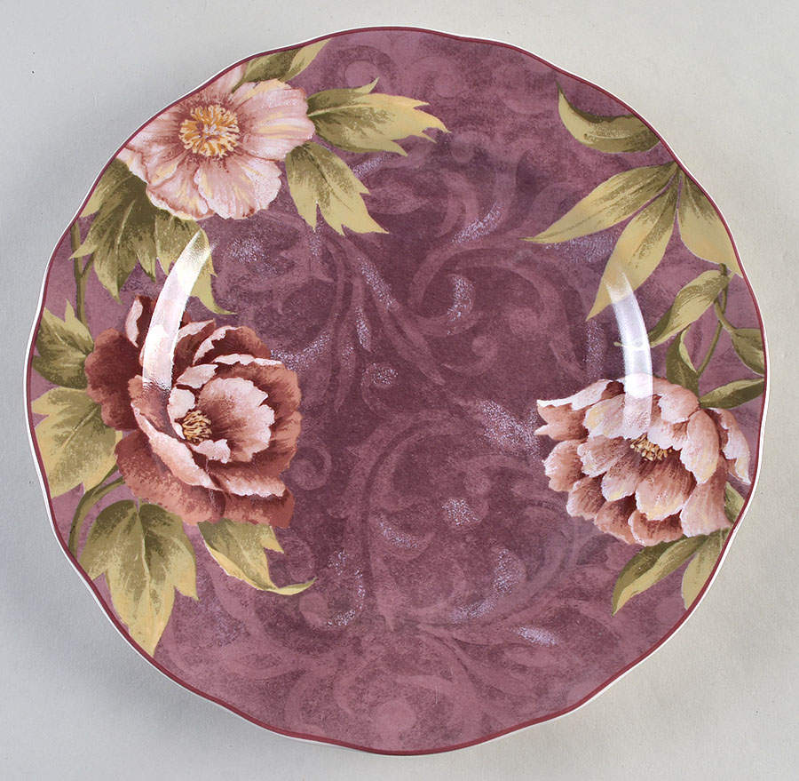 Chloe Rouge Dinner Plate by 222 Fifth (PTS)-1