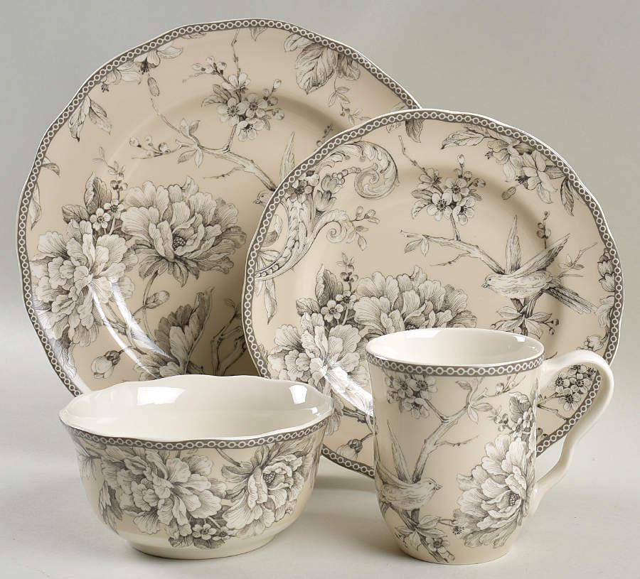 Adelaide Antique White 4 Piece Place Setting by 222 Fifth (PTS)-1