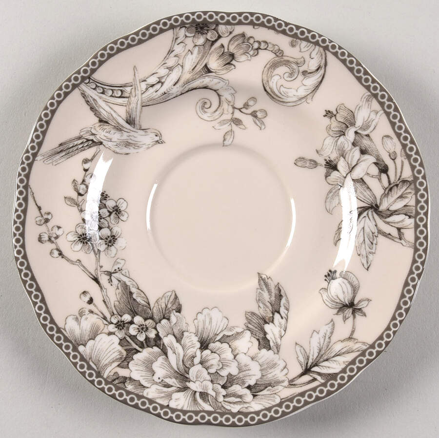 Adelaide Antique White Saucer by 222 Fifth (PTS)-1