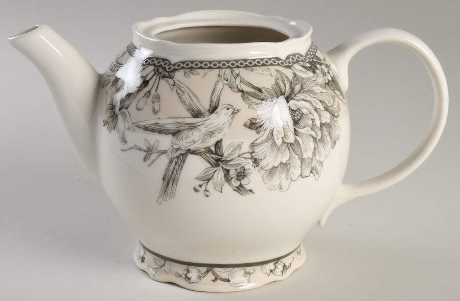 Adelaide Antique White Teapot No Lid by 222 Fifth (PTS)-1