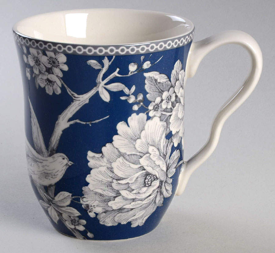 Adelaide Dark Blue Mug by 222 Fifth (PTS)-1