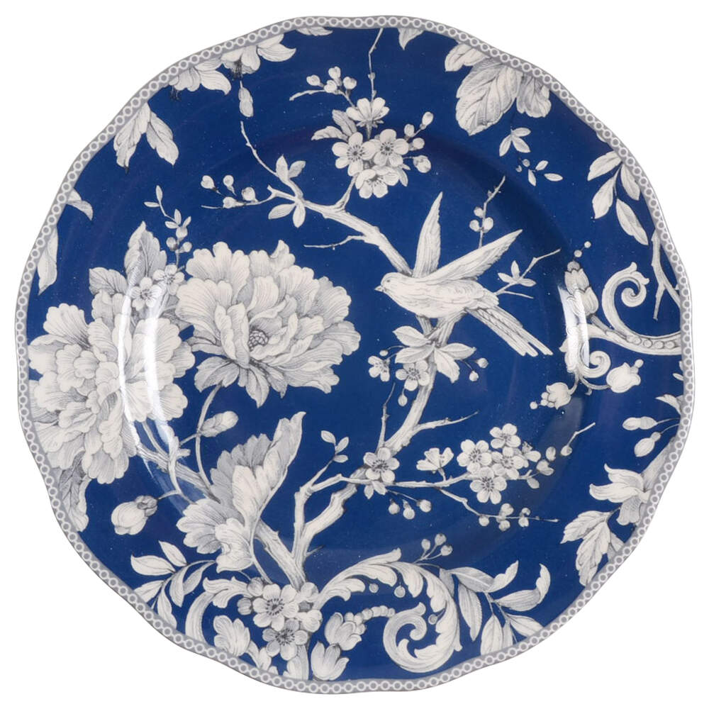 Adelaide Dark Blue Dinner Plate by 222 Fifth (PTS)-1