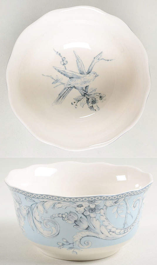 Adelaide Light Blue Soup/Cereal Bowl by 222 Fifth (PTS)-1