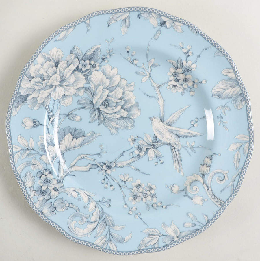 Adelaide Light Blue Dinner Plate by 222 Fifth (PTS)-1