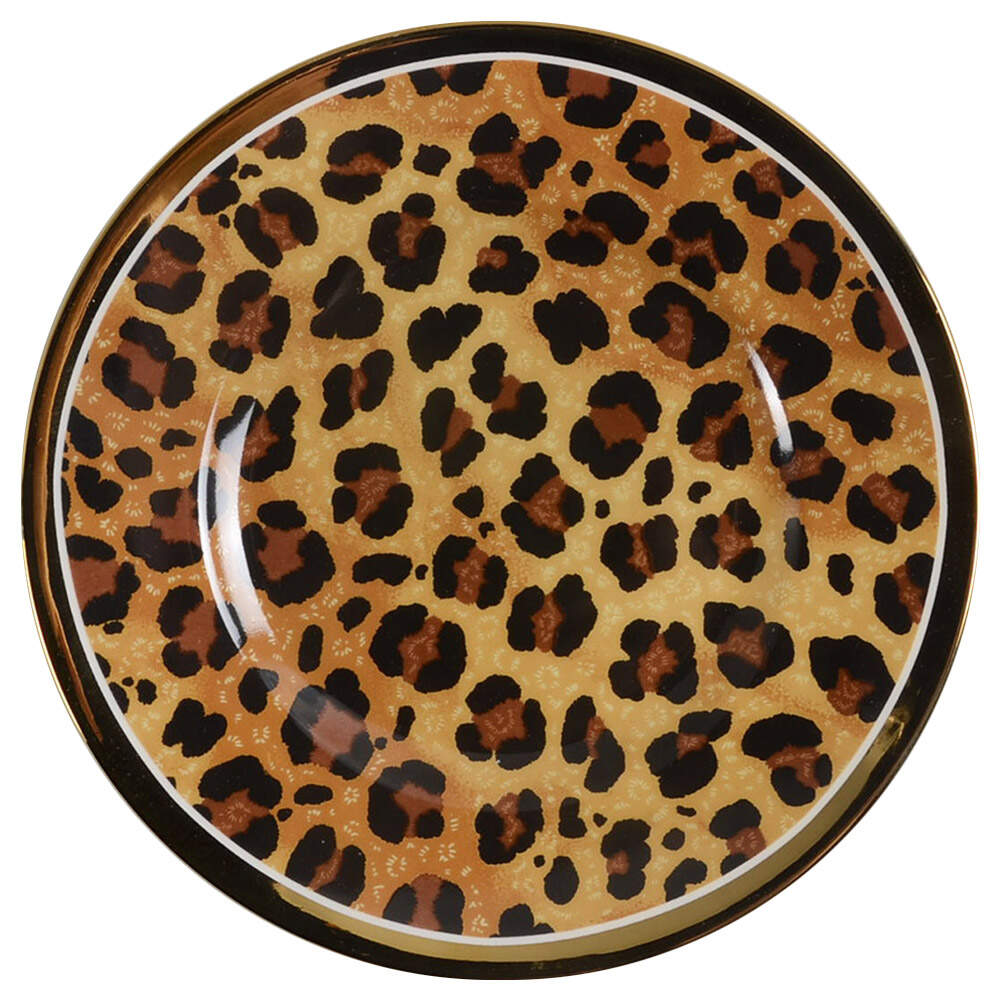 Serengeti Leopard Salad Plate by 222 Fifth (PTS)-1