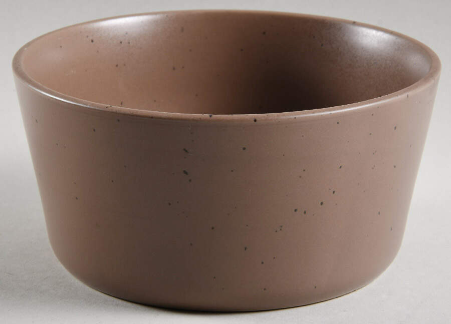Celina (Modern Coupe) Matte Brown Soup/Cereal Bowl by Stone Lain-1