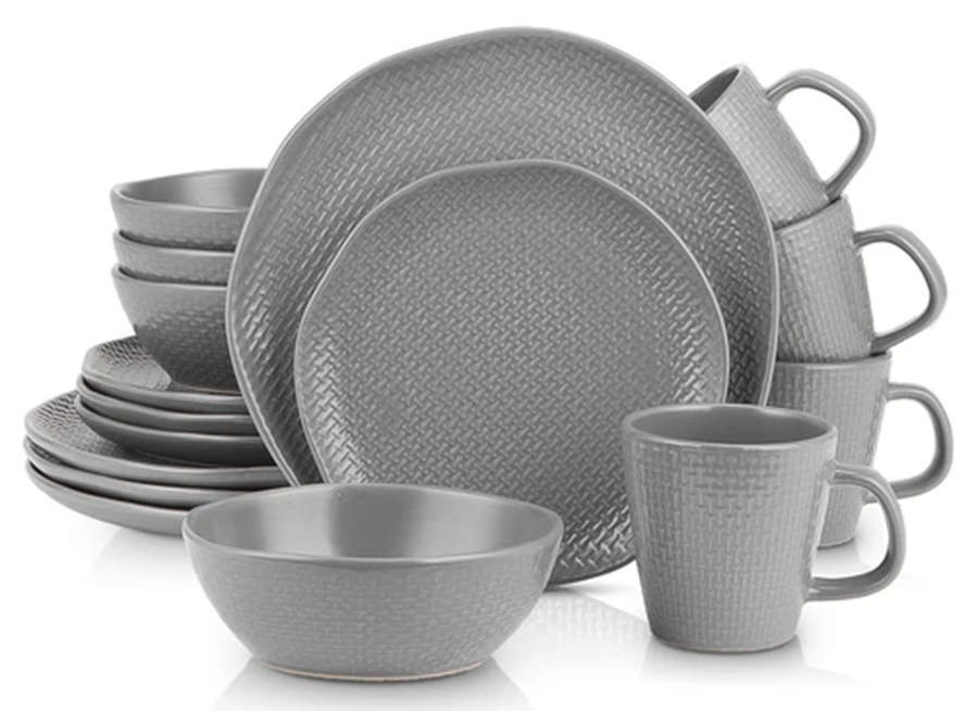 Abigail Gray Dinner Plate by Stone Lain-1