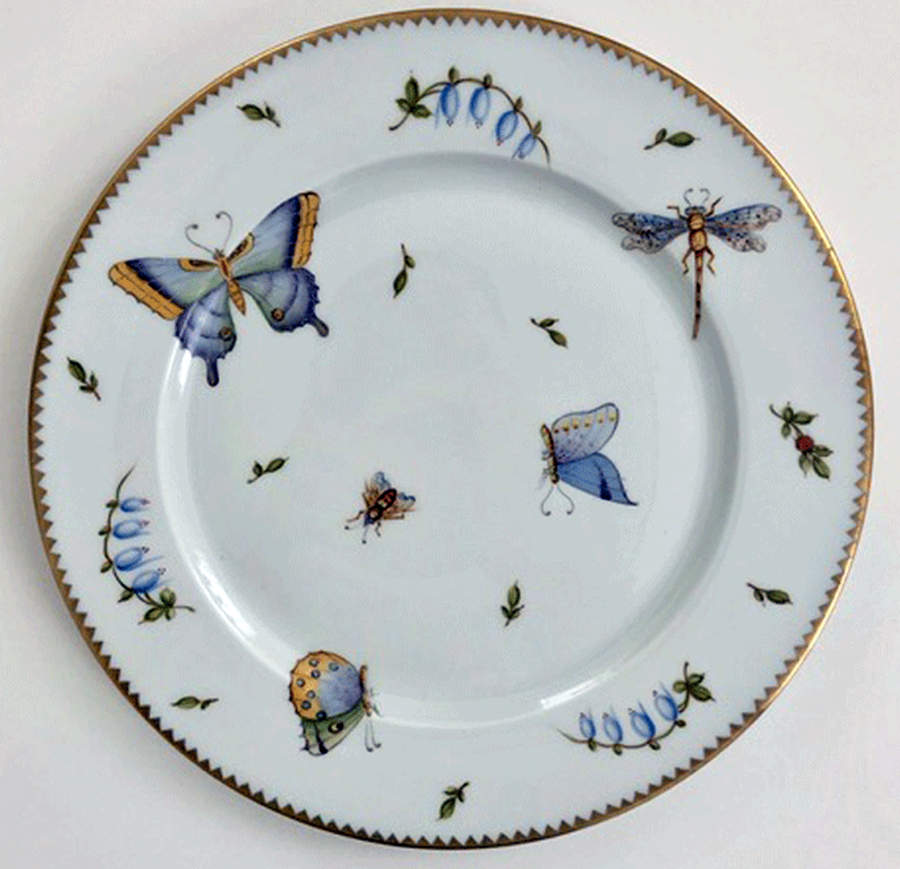 Butterfly Meadow Dinner Plate by Anna Weatherley-1