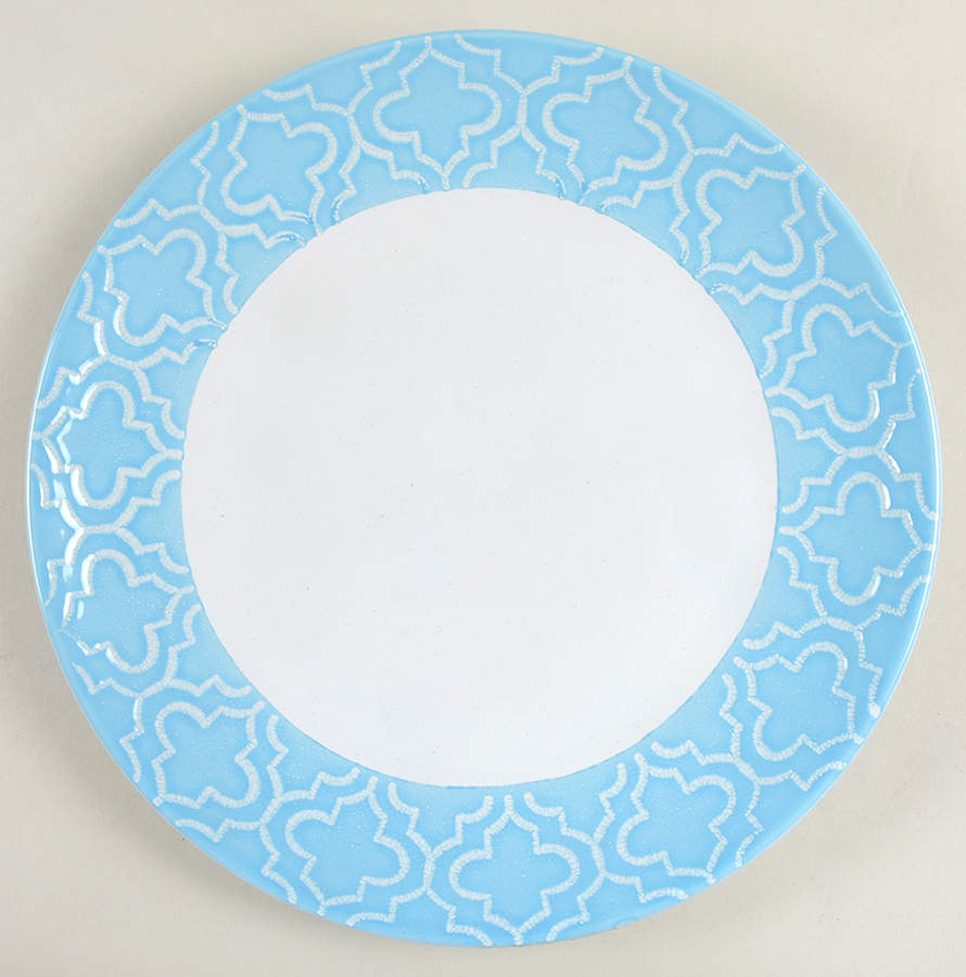 Quatre Blue Dinner Plate by American Atelier-1