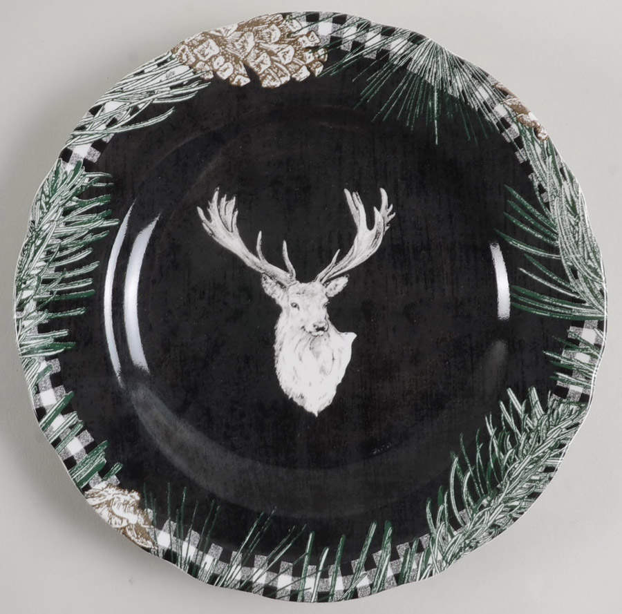 Dorset Pines (Somers Creek) Salad Plate by 222 Fifth (PTS)-1