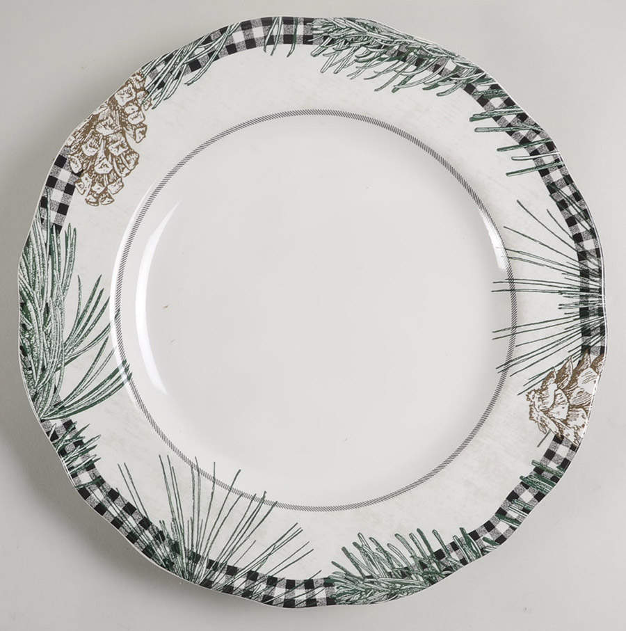 Dorset Pines (Somers Creek) Dinner Plate by 222 Fifth (PTS)-1