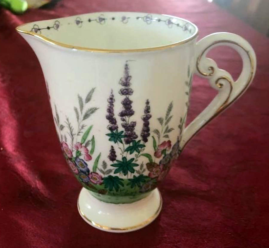 Hedgerow Green Creamer by Adderley-1