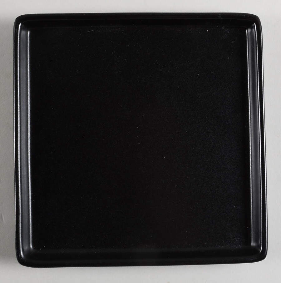 Grace Black Salad Plate by Stone Lain-1