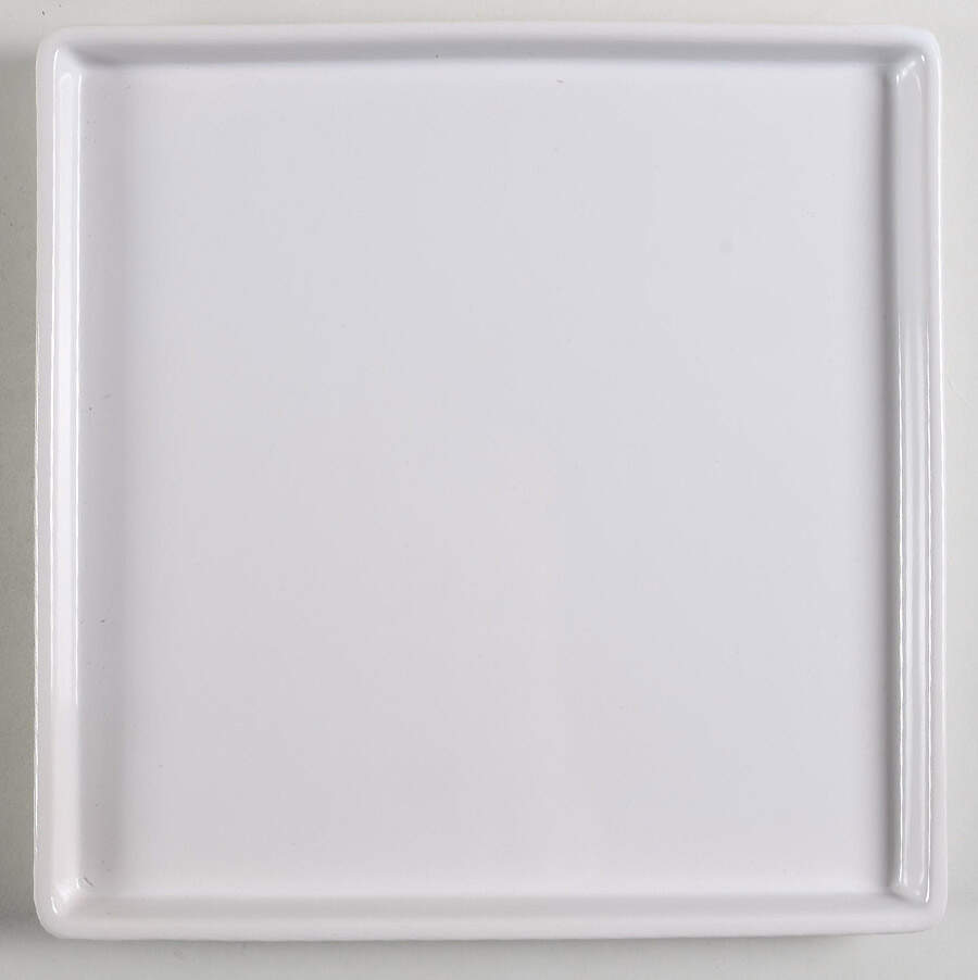 Grace White Dinner Plate by Stone Lain-1