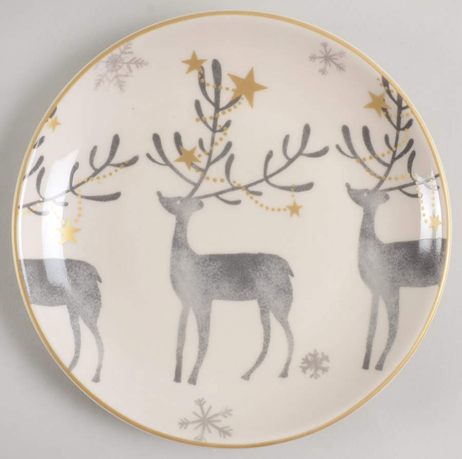 Shimmer Wonderland Salad Plate by 222 Fifth (PTS)-1