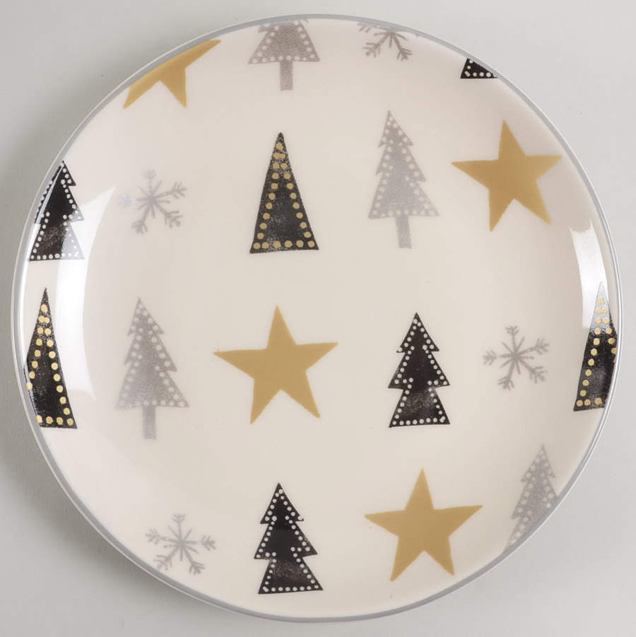 Shimmer Wonderland Salad Plate by 222 Fifth (PTS)-1