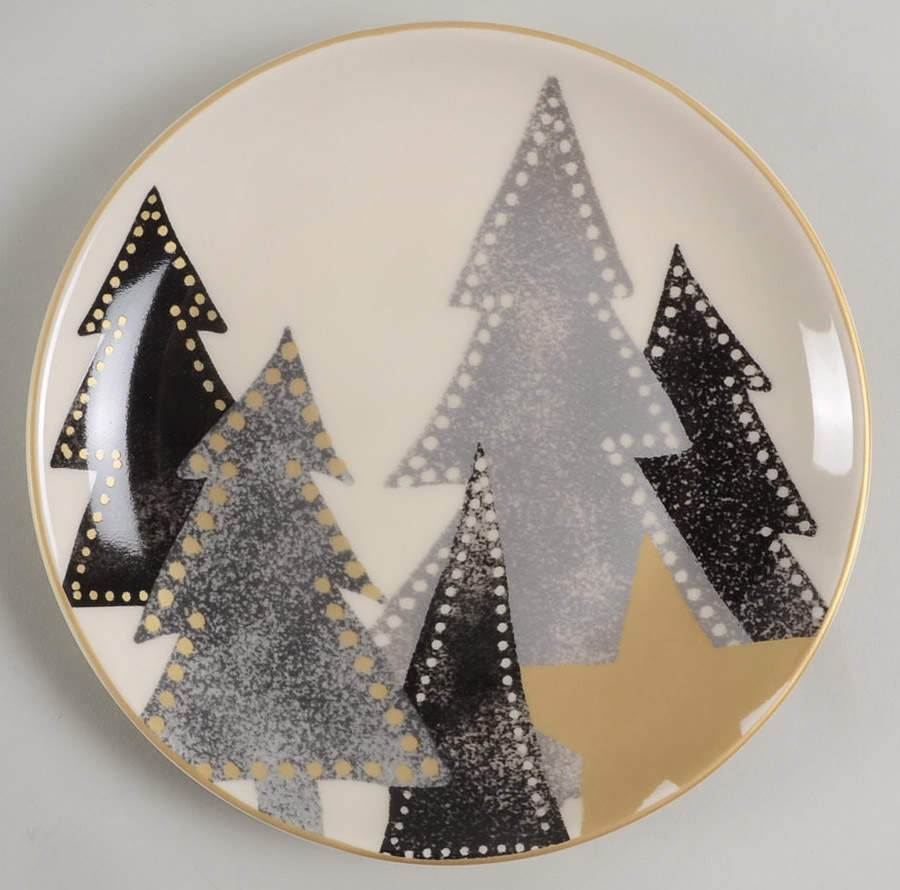 Shimmer Wonderland Salad Plate by 222 Fifth (PTS)-1