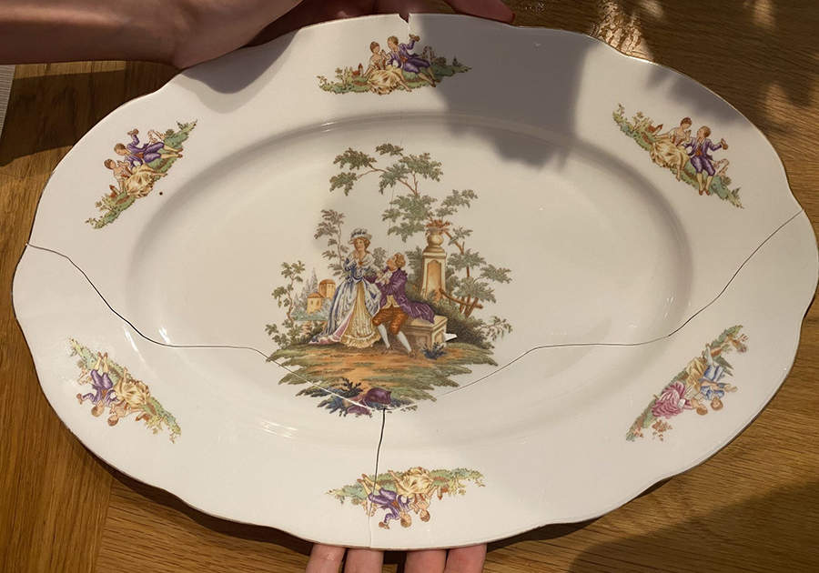 ALT760 13" Oval Serving Platter by Altrohlau-1